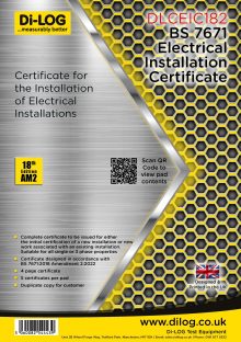 Electrical - Certificate Pads