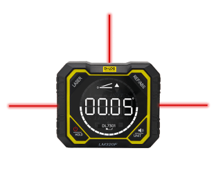 image of laser on angle meter