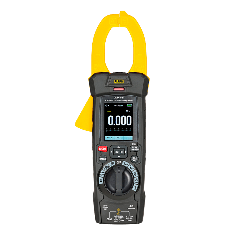 DL6415 CAT III 1500V DC Clamp Meter